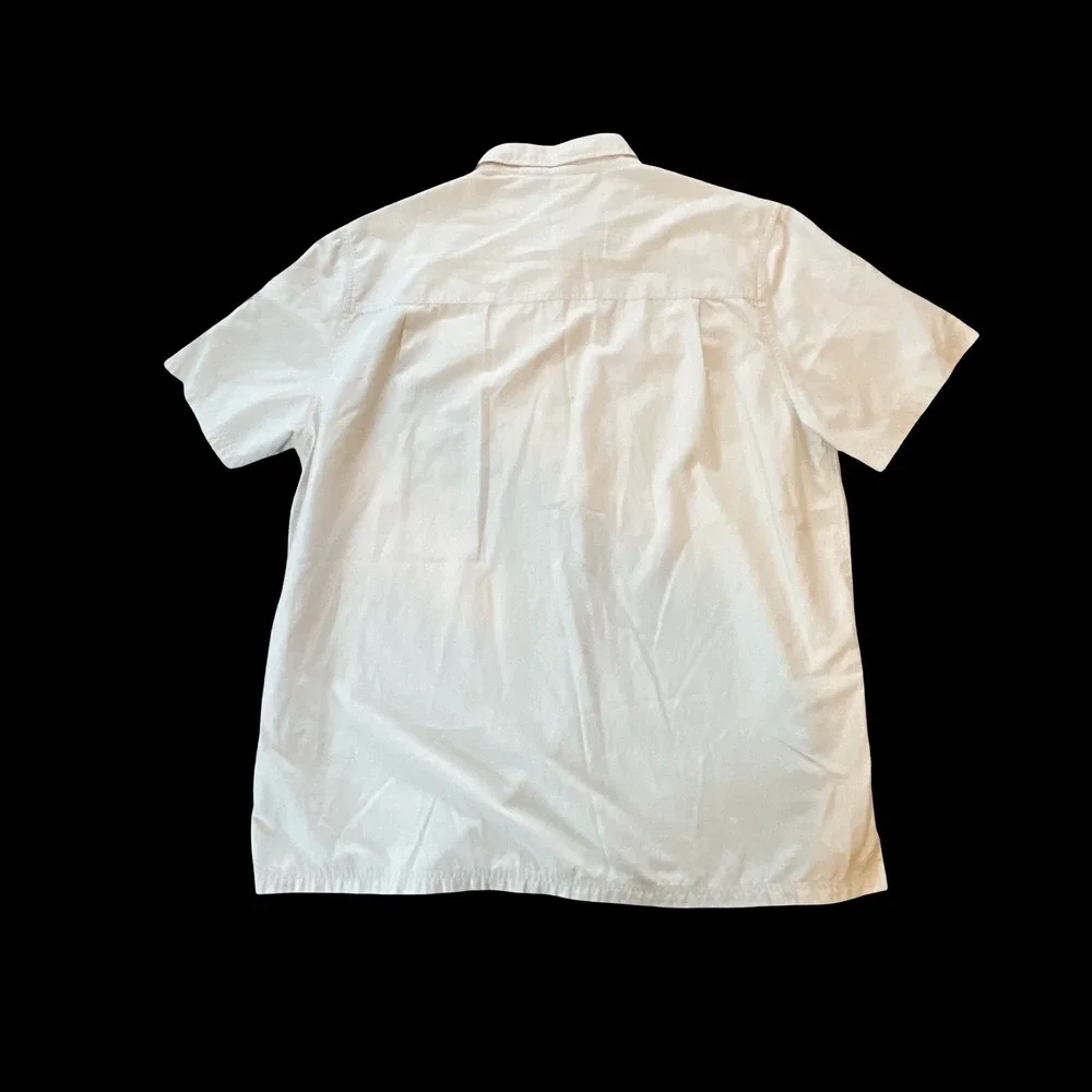 Field & Stream Shirt Mens XLarge Off White Universal Travel Lightweight Button - Picture 2 of 9